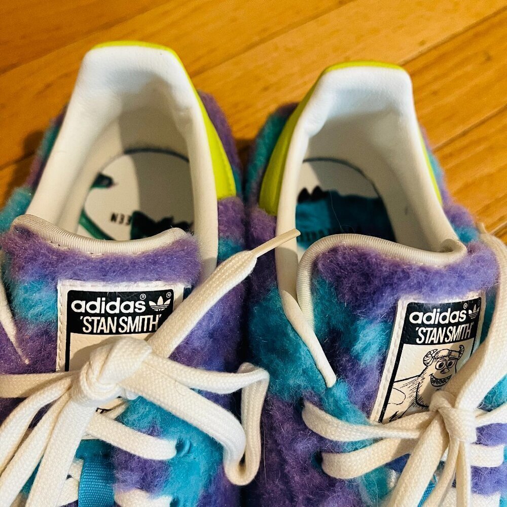 Adidas Stan Smith x Monsters Inc Mike Sulley Men’s Size 9 Custom GZ5990 - Picture 3 of 16